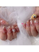 ミミ ネイル(mimi nail)/チーク　キラキラ　オーロラ