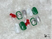 ネイルアンドアイ リリー 住道店(Lily)/ショートネイル☆お正月ver.