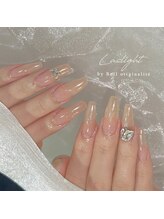 ラズライト(Laslight)/sheer beige × white mirror