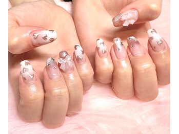 ラッシュ ネイル(LUSH nail)/リボン&ハート