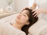 頭痛不眠解消コース!ヘッドスパ+首肩背中マッサージ+鍼【50分】