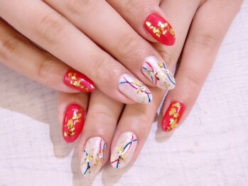 ラルネイル 大宮(Lull. nail)/*ゴージャス*ラインアート*
