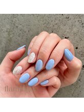 フラミンゴ(flamingo)/くすみブルー