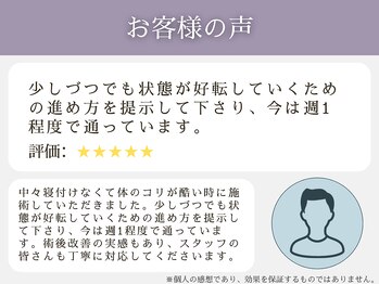 今福鶴見わだち整骨院/お客様の声1