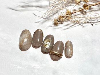 ヴィガー アンド ルックス 白金 目黒(Vigor&Looks)/ニュアンスネイル　ブラウン