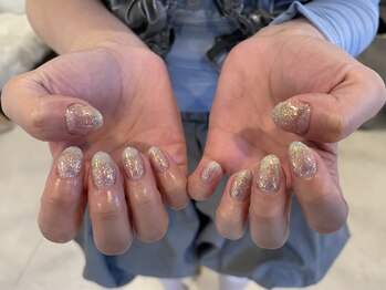 ホワイルアットネイル ハラジュク(while at nail HARAJUKU)/ザクザクラメ