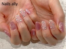 ネイルズアリー 立川店(Nails ally)/マグネット×ギャラクシー×秋