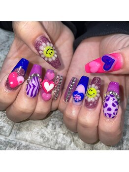 ラウンジ 町田店(RounGe)/【スカルプ】3Dネイル♪