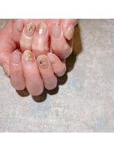 アティックネイルアトリエ(attic nail atelier)/押し花ネイル★