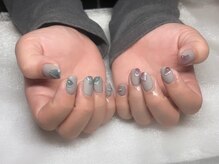 アルティノ ネイル ガーデン(altino nail garden)/マグネット×マットネイル