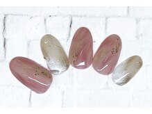 アルセア 上野御徒町店(Alcea)/ニュアンスネイル　マーブル　春