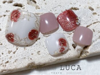 ネイルアトリエルカ(nail atelier LUCA)/W-150 バラマグネットネイル