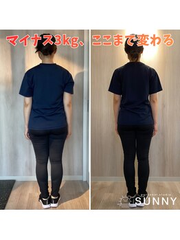 サニー(SUNNY)/マイナス3kg★姿勢改善の重要性