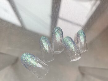 ラメグラデーション¥4990