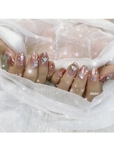 リンドネイル バイ モカ アンド ララ(Lind nail by moca and LaLa)/ミラーグラデーションネイル