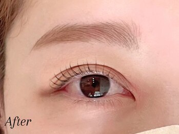 ミーナ 大財店(mina)/アイブロウWAX＋まつ毛パーマ上