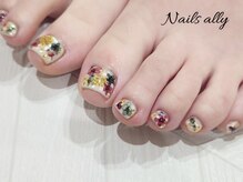 ネイルズアリー 立川店(Nails ally)/ヴィンテージ×ドライフラワー