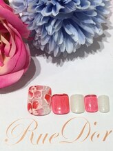 ツメトトノウ/フット　爽やかふんわりお花柄