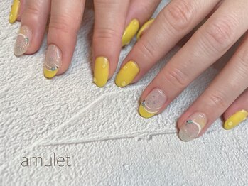 レモンイエローネイル
