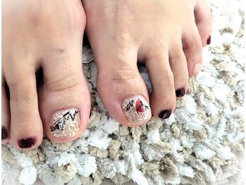 ネイルサロン スクール アンジェラ 水戸本店/応援ネイル！