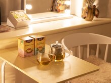 ミント(mint)の雰囲気（施術前後に温かいハーブティーをご用意致します。）