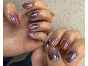 ザネクストキタホリエ(The Next...kitahorie)/マグネット ショートネイル