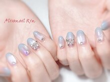 アリサネイル(ALISA NAIL)/マグネットカラーグラデーション
