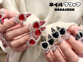 原宿ネイル/長さだし/ロング