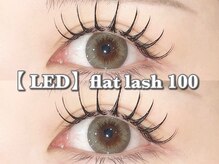 LEDフラットラッシュ100本/120本★圧倒的持続力×低刺激