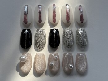 リッシュ(RICHE)の写真/こなれ感◆短い爪でも可愛い大人モードネイル/ニュアンスネイル/個性的ネイルなどファッションに合わせて♪