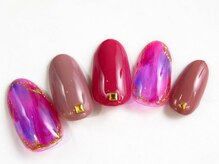 トータルビューティーアンドアズフローラ(Total Beauty & a`s Flora)/ニュアンスピンクネイル☆