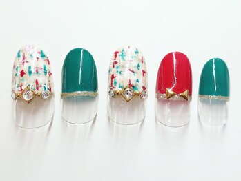 アンドシュシュネイル(&CHOU CHOU nail)/クリスマス限定デザイン
