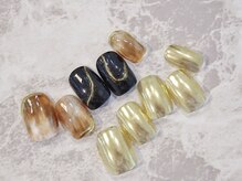 ラルネイル 大宮(Lull. nail)/＊べっ甲＊アシンメトリー＊