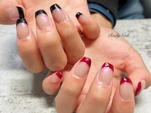 ルディーネイル(Rudy Nail)/オーロラ×フレンチ