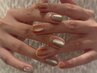 《Hand》マグネット/オーロラ/ミラーネイル