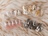HAND Art Design〈S〉アート２本まで＋パーツ20個　¥11000