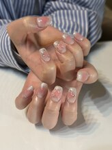 ドラマティークネイル(Dramatique Nail)/チーク×リボン