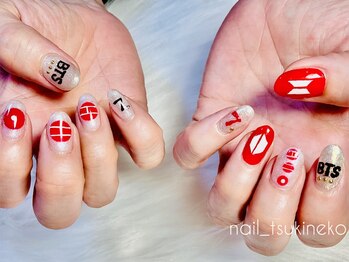 推しネイル☆BTSデザイン☆持込