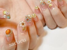 サククネイル(sacucunail)の雰囲気(☆120分コース☆パーツネイル【お花/パール/夏ネイル/トレンド】)