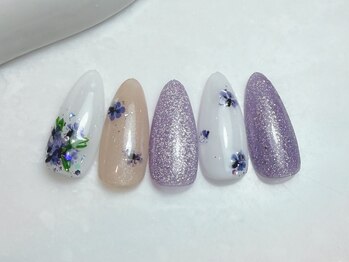 リーノ ベッラ(Lino bella)/指先華やぐ押し花ネイルコース