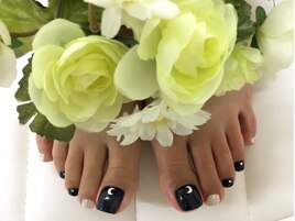 ムーンスタッズをのせて★フット