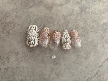 アイラ(ayla)/Sculpture nail