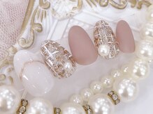 ネイルサロンアンドスクール ラフィーネ 池袋店/大人ツイード◆￥7990
