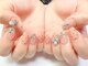 ユイ(YUYI.)の写真/注目度UPの華やかワンホンネイル~最旬ネイルまで何でもお任せ下さい!大切な日・特別な日のネイルもお任せ☆
