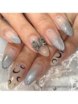 エム(M)/キラキラ持ち込みネイル☆