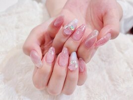 ピンク桜ネイル♪