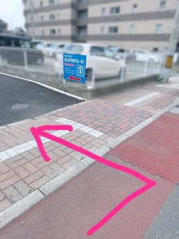 イリス(Iris)/サロン駐車場入り口(アップver)