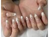 【チップスカルプ】フレンチネイル¥8500