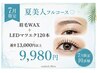 限定10名様!夏美人フルコース 眉毛WAX+LEDマツエク120本¥13000