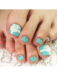 ティファニーCollar　3Dリボン